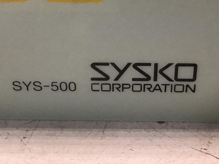 Used SYSCO Control Panel SYS-500 #125361