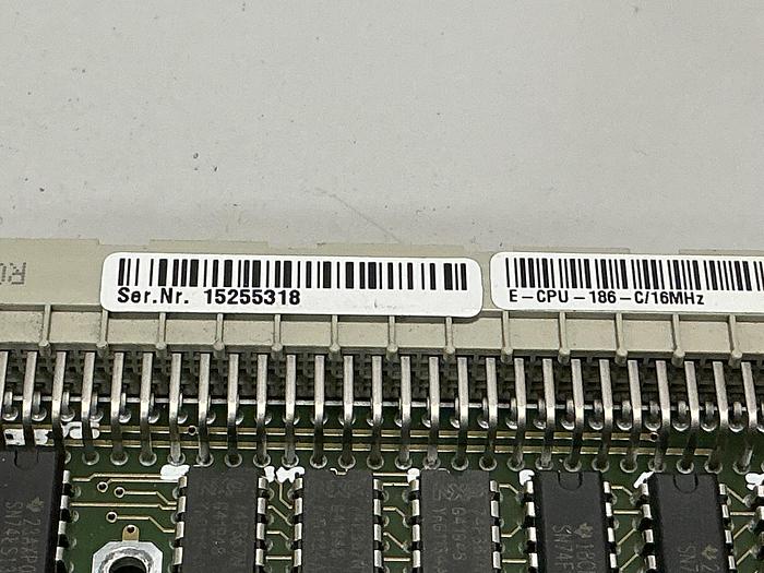 Used KEBA E-CPU-186-C/16MHZ D1844A-1