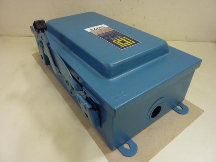 Used SQUARE D 100 Amp Safety Switch H-323 A #58822