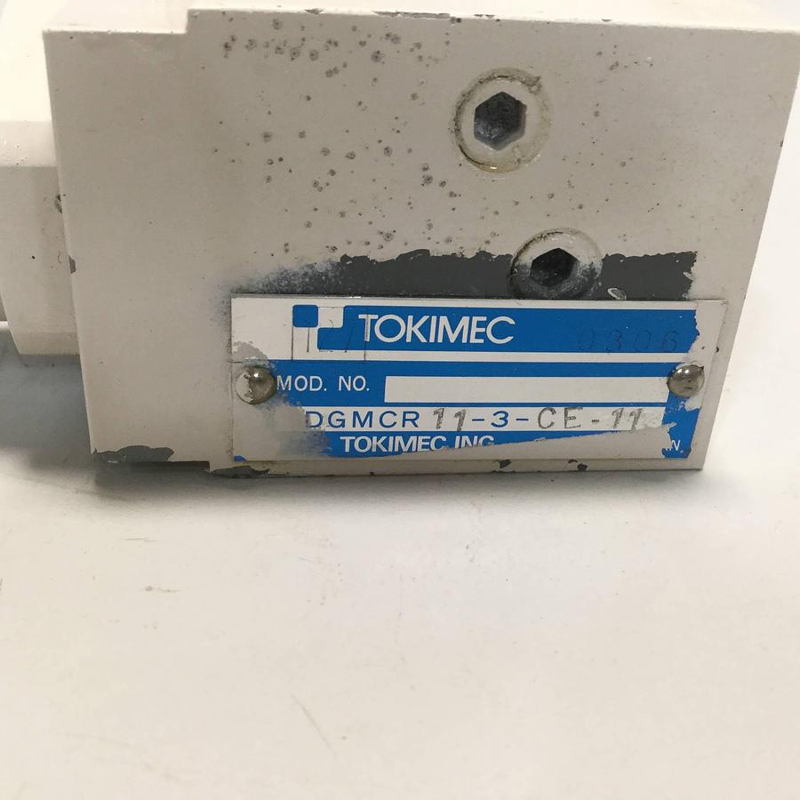 Used TOKIMEC Valve DGMCR11-3-CE-11 USED