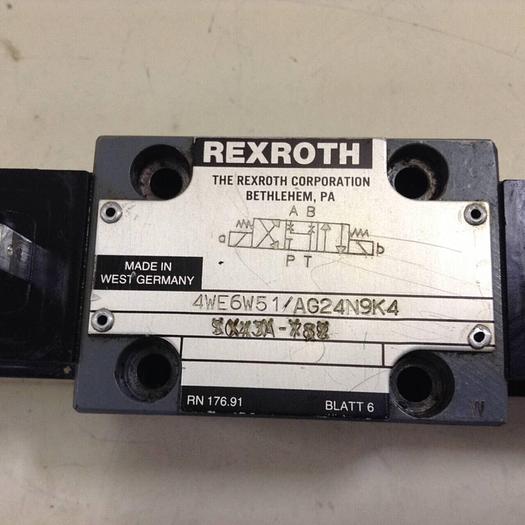 Used REXROTH Valve 4WE6W51/AG24N9K4 #84290