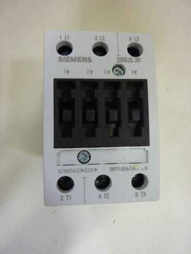 Used SIEMENS Contactor 3RT1034-1AG20 #63240