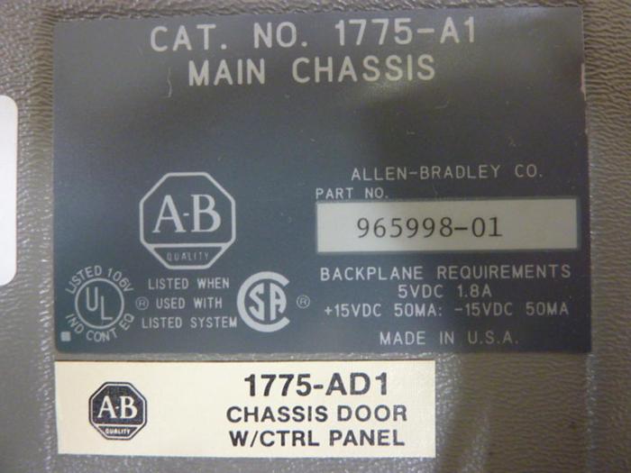 Used ALLEN BRADLEY Control Pad 1775-A1 #47074