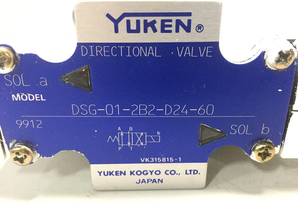 Used YUKEN Directional Valve DSG-01-2B2-D24-60 Used 