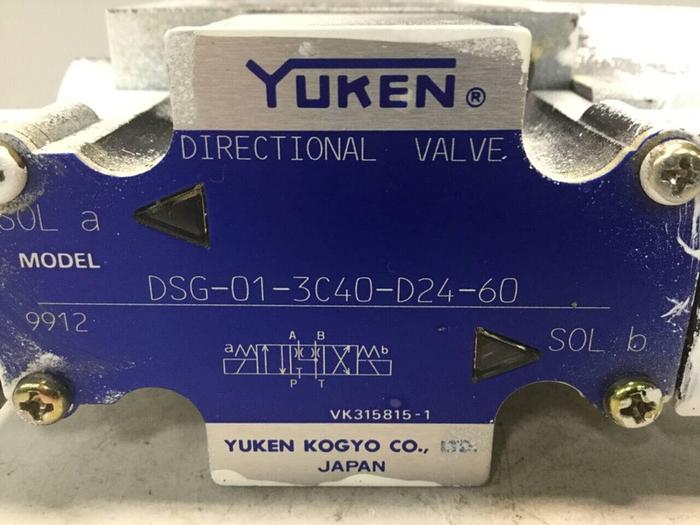 Used YUKEN Directional Valve DSG-01-3C40-D24-60 #99473