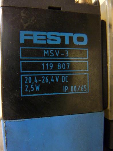 Used FESTO Control Block / Valve Terminal IFB8-02 #52701