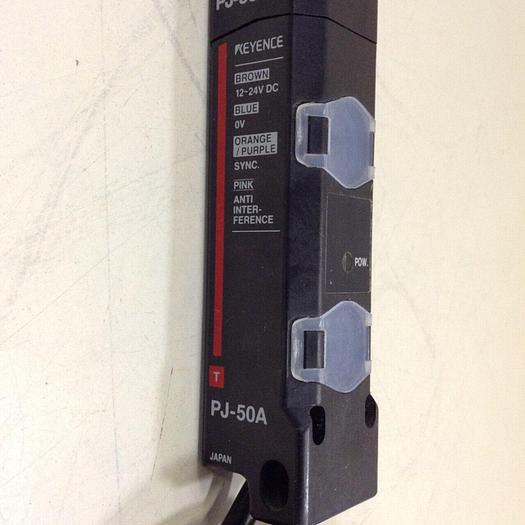 Used KEYENCE CORP Light Curtain Sensor PJ-50A PJ-55A #81190