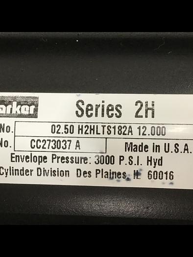 Used PARKER Cylinder 02.50 H2HLTS182A 12.000 Used #144832