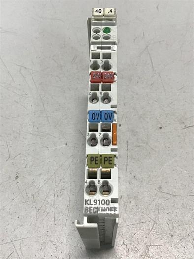 Used BECKHOFF Power Supply Terminal KL9100 #125227