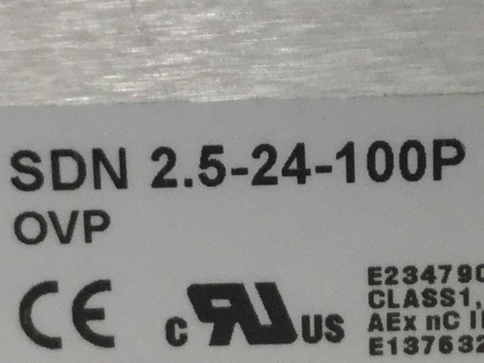 Used SOLA Power Supply SDN2.5-24-100P #105549