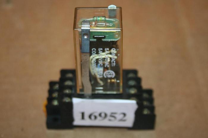 Used OMRON Relay & Base MY4N-CR Used