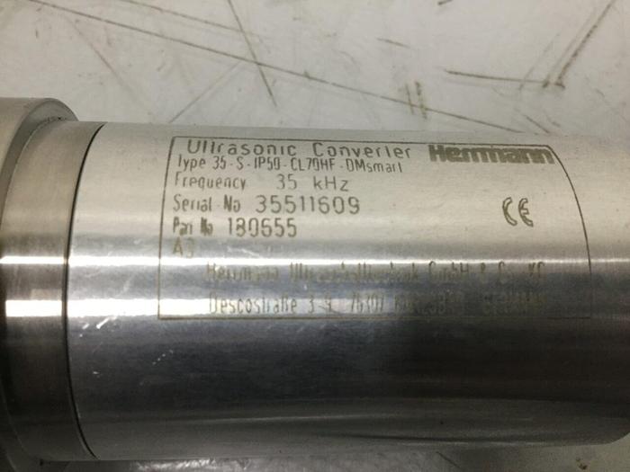 Used HERRMANN Ultrasonic Converter 35-S-IP50-CL70HF Used