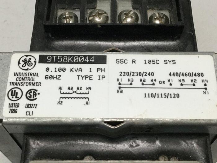 Used GENERAL ELECTRIC / GE 0.100 kVA Transformer 9T58K0044 #109748