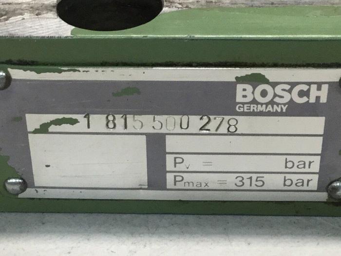 Used BOSCH Valve 1 815 500 278 #102357