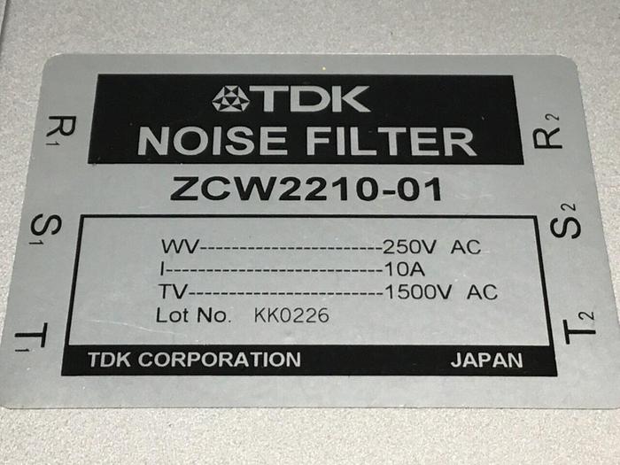 Used TDK Noise Filter ZCW2210-01 #123516