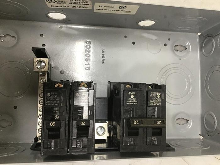 Used SIEMENS Indoor Load Center E0408ML1125F #124052