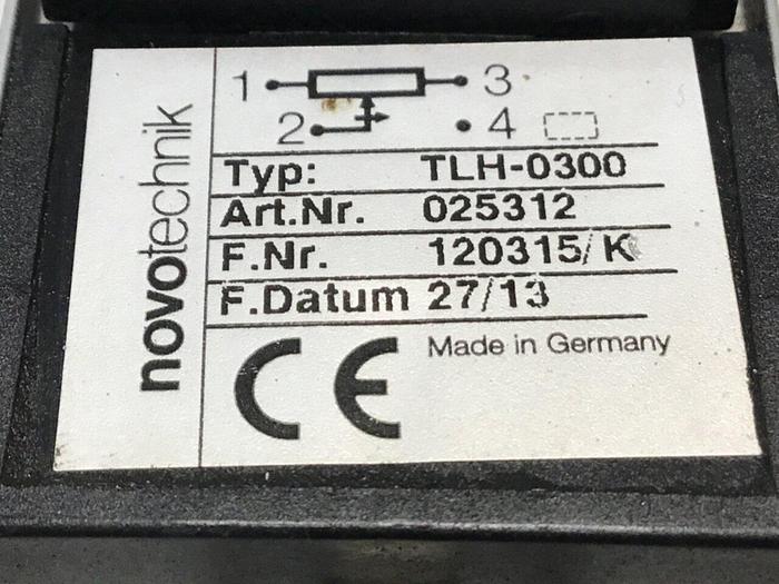 Used NOVOTECHNIK Linear Transducer TLH0300 #132884