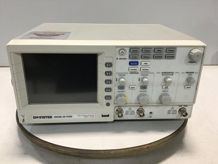 Used GW INSTEK Digital Storage Oscilloscope GDS-2102 #119520