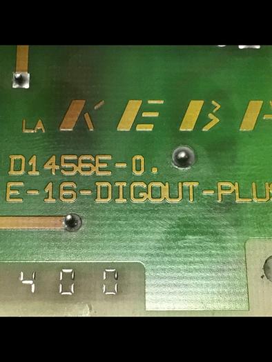 Used KEBA Engel Output Board E-16-DIGOUT-PLUS D1456E-0 Used