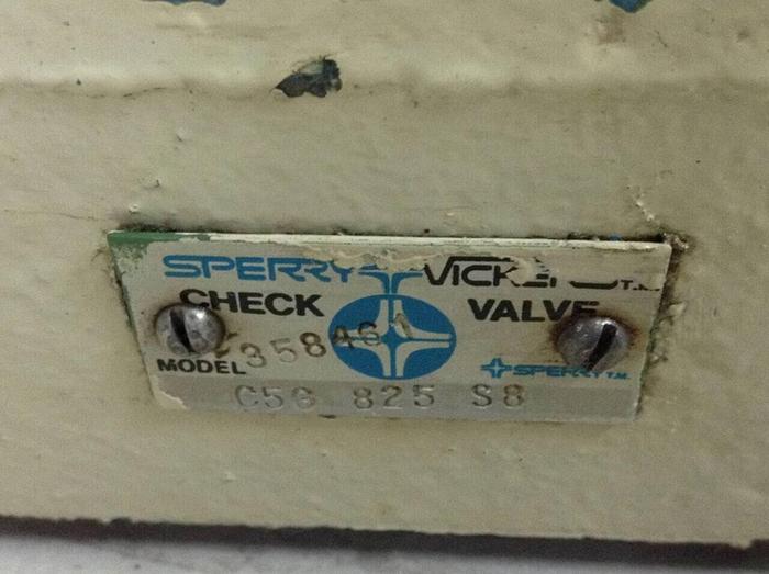 Used SPERRY VICKERS Check Valve C5G 825 S8 #68240