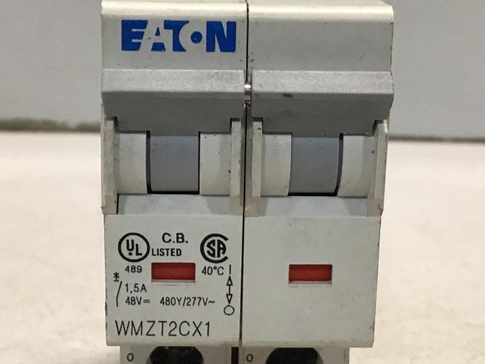 Used EATON CORP 1.5 Amp Circuit Breaker WMZT2CX1 #122608