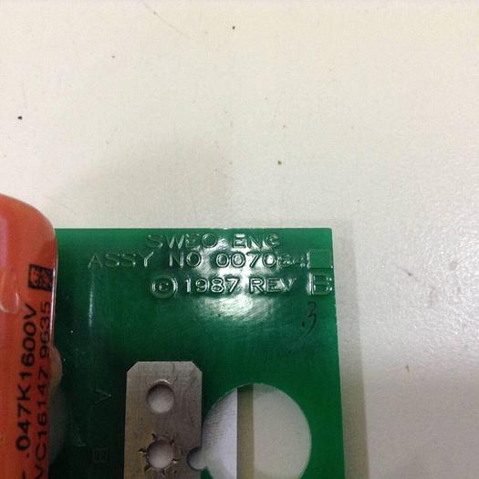 Used SWEO ENGINEERING Circuit Board 007084 #77913
