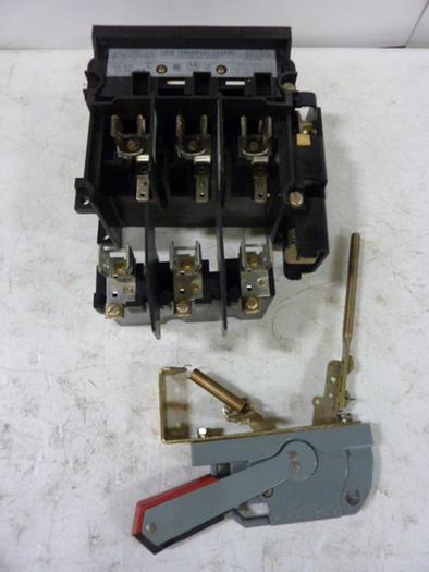 Used ALLEN BRADLEY 30 Amp Disconnect Switch 1494V-DS30 SER A #57434
