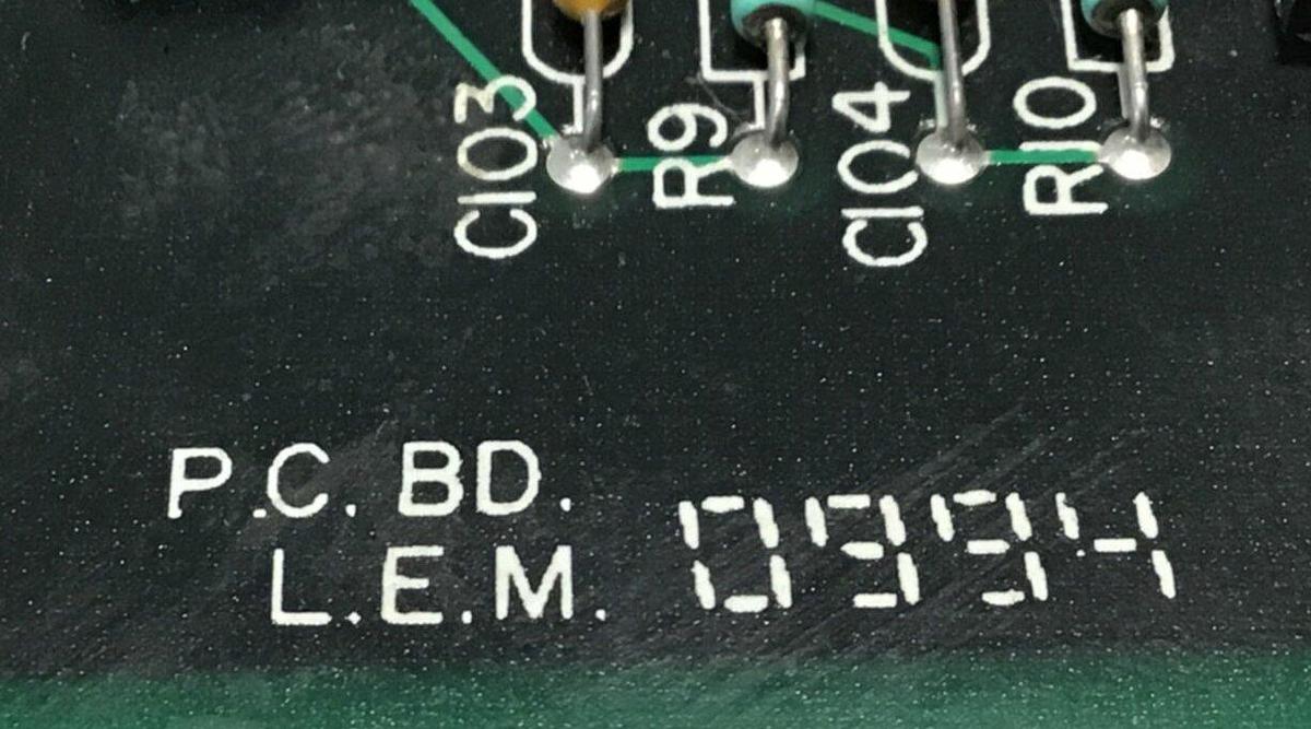 Used BRANSON ULTRASONICS Circuit Board LEM 0994 053 USED