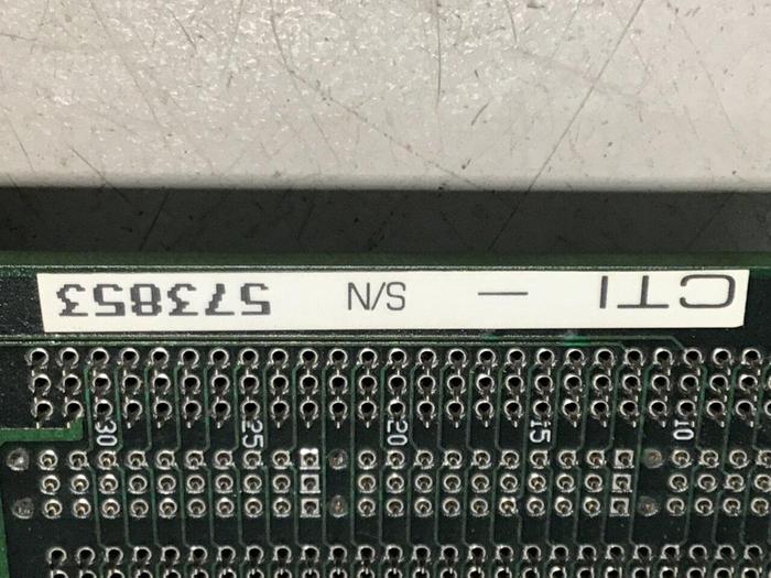 Used CTI Van Dorn Control Rack Board UNI 823 Z9714692B #122201