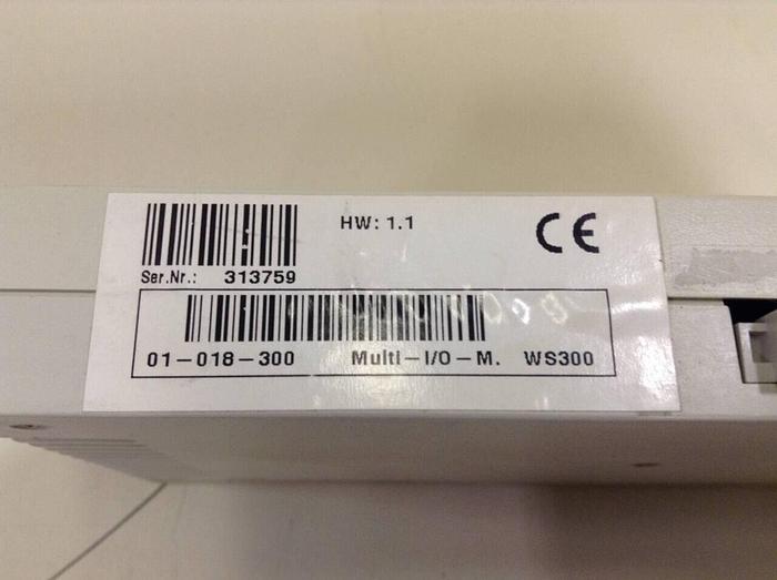 Used SIGMATEK Multi I/O Module WS300 01-018-300 #87798