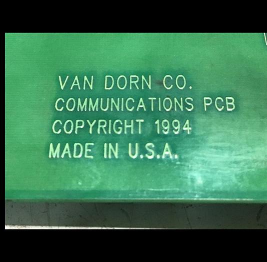 Used VAN DORN Communication Board PC330-081 330-081 Used