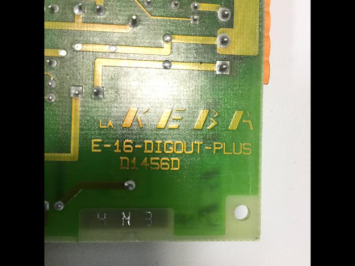 Used KEBA Engel Output Board E-16-DIGOUT-PLUS D1456D Used