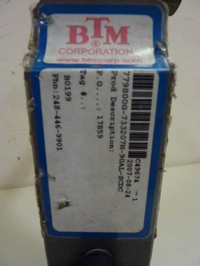 Used BTM CORP Power Clamp 779800G-733207H-90AL-SCDC Used
