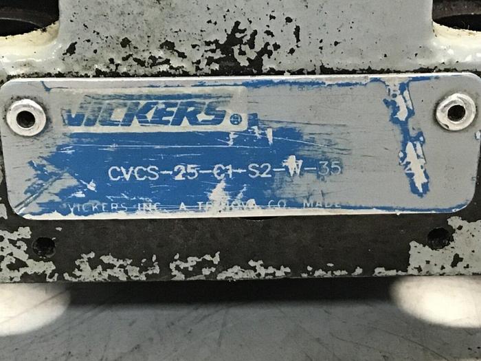 Used VICKERS Valve CVCS25C1S2W3511S26AP10 #136694
