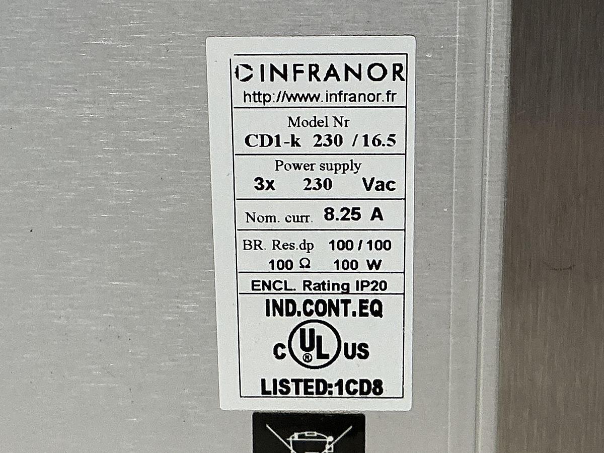 Used INFRANOR Cd1-k 230/16.5