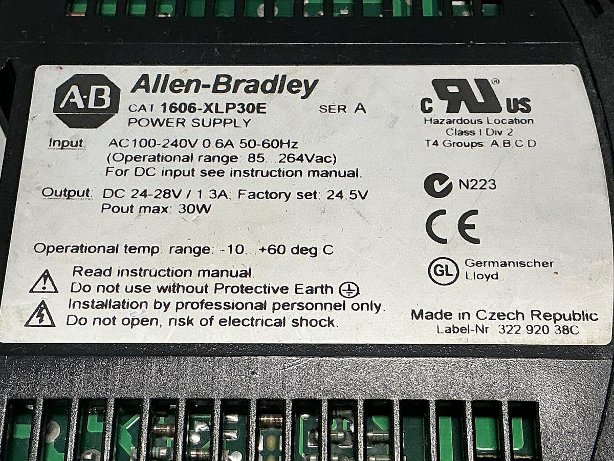 Used ALLEN BRADLEY 1606-XLP30E SER. A