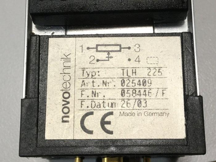 Used NOVOTECHNIK Position Transducer TLH225 Used