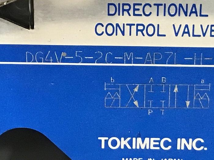 Used TOKIMEC Valve DG4V-5-2C-M-AP71-H-7-40-JA1Y #126875