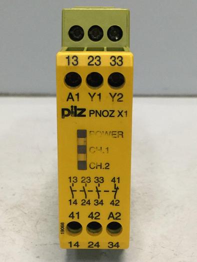 Used PILZ Safety Relay PNOZX124VAC/DC3N/01N/C #103933