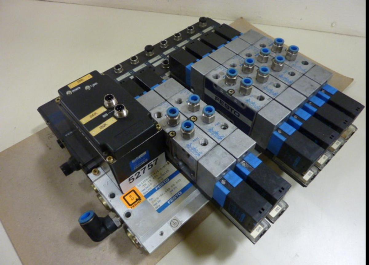 Used FESTO Control Block / Valve Terminal TN 18 859 Used