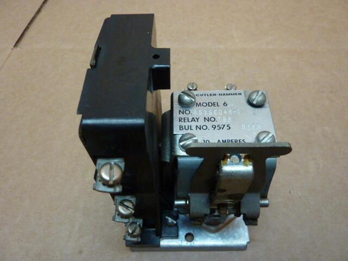 Used CUTLER HAMMER Motor Starter 9575ED48-1 #27802