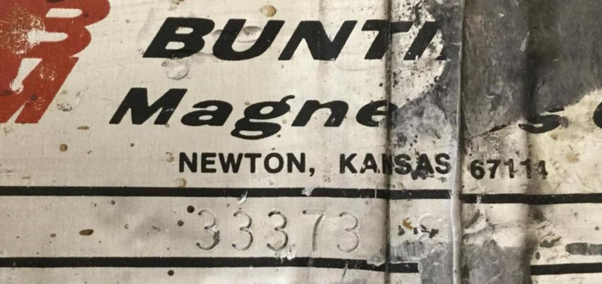 Used BUNTING Drawer Magnet 33373 USED