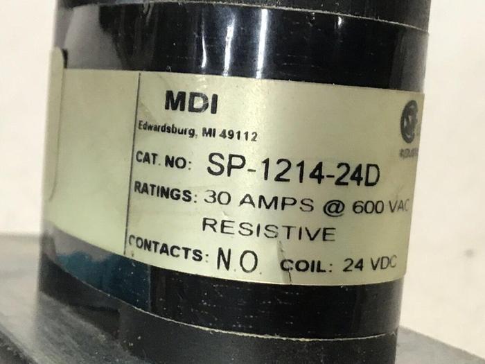 Used MDI Contactor Relay SP-1214-24D #118988