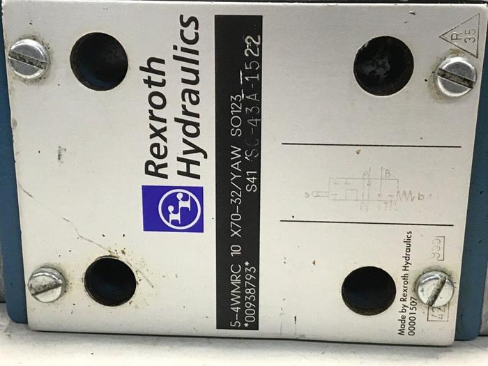 Used REXROTH Valve 54WMRC10X7032YAWSO123 Used