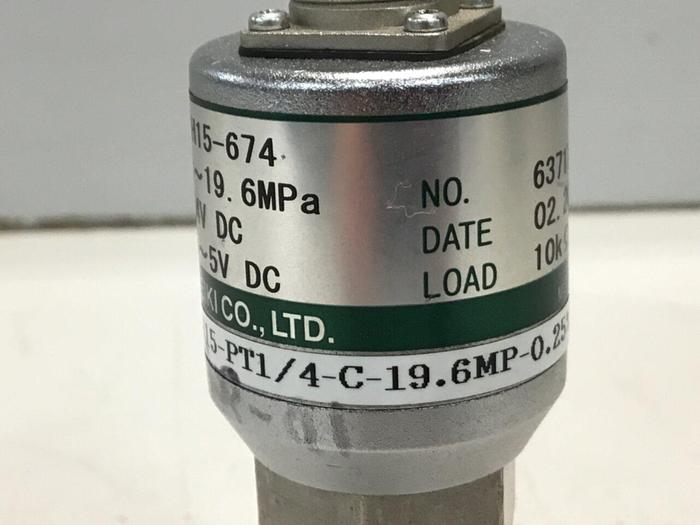 Used NAGANO Pressure Transmitter KH15-PT1/4-C-19.6MP-0.25 #126579