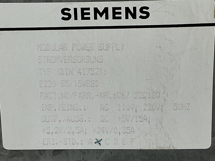 Used SIEMENS DIN 41752