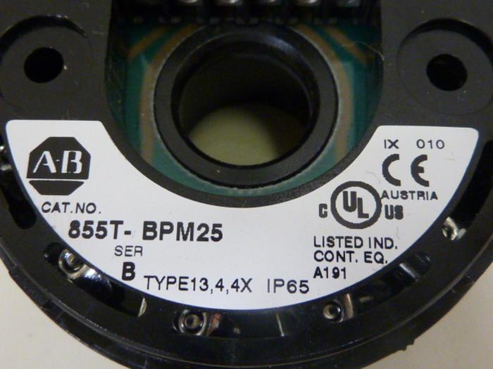 Used ALLEN BRADLEY Mounting Base 855T-BPM25 SER B #50202