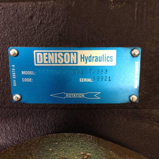 Used DENISON HYDRAULICS Hydraulic Pump T6EYR623R00A1M70383 Used