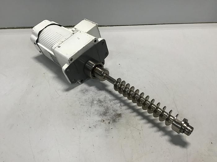 Used MITSUBISHI Geared Motor w/ Feed Throat Plate GM-JW Used #141427