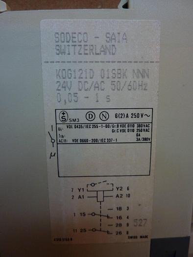 Used SODECO Timer KOG121D 01SBK NNN #24450